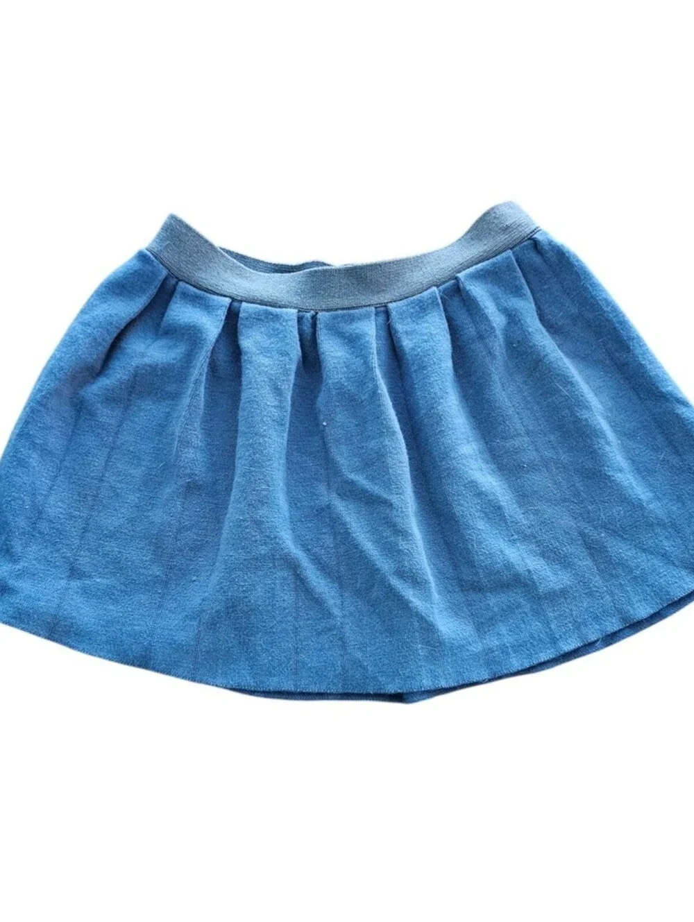 Vintage 1950s Playmore Girls Sz 5 Pleated Blue Tennis Skirt